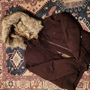 Abercrombie and Fitch Fur Lined Jacket